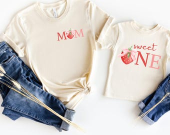 Strawberry First Birthday Shirt: Matching Family Outfit