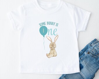 Some Bunny Is One Shirt: First Birthday Outfit, Matching Family Tees