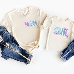 Oneder the Sea Birthday Shirt: Matching Mermaid Family Tees