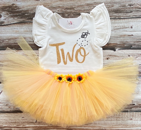 sunflower birthday outfit