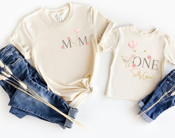 One Silly Goose Birthday Shirt, Baby Girl 1st Birthday Shirt, Matching Family Shirts, Goose First Birthday, Pink Daisy Birthday Tshirt