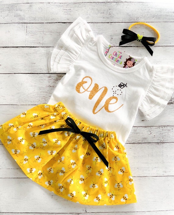 honey bee dress for baby girl