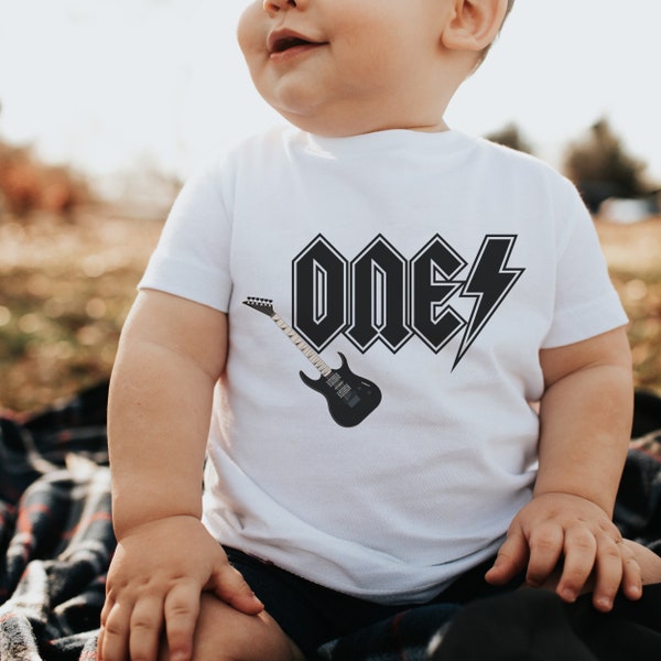 Rockin One Birthday Shirt, First Birthday Shirt, Rock and Roll 1st Birthday Outfit, Rock Star Birthday, Matching Family, Mommy and Me Shirts