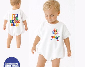 Fun To Be One Birthday Outfit | First Birthday Romper or Onesie | Fun To Be One Shirt | Baby Birthday Outfit
