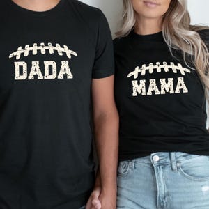 Football First Birthday Shirts for Family, Football Theme 1st Down Birthday Shirts, Matching Football Birthday Tees, Custom Rookie Year Tees image 2