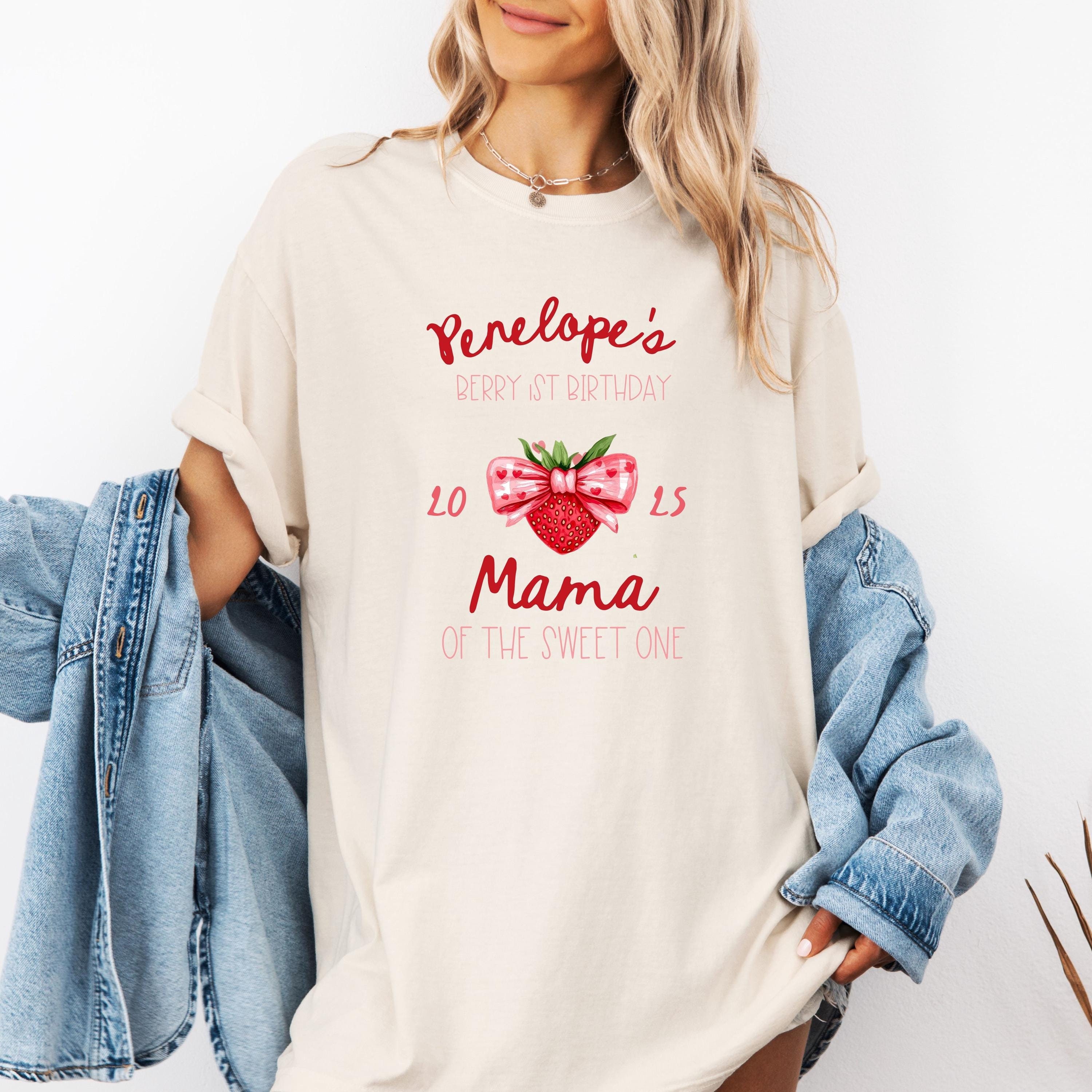 Berry First Birthday Matching Family Shirts, Mama Dada Strawberry Tee, Strawberry Themed Party, Mom Dad Berry Shirt, 1st Birthday Girl