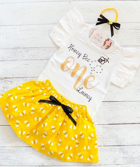 first birthday bee outfit