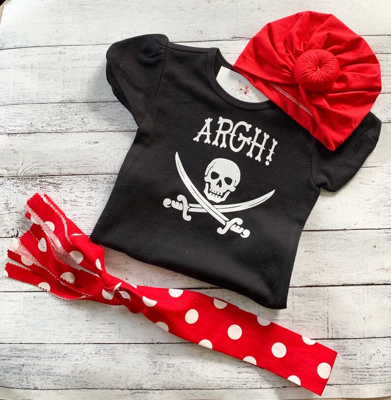 Baby Girl Pirate Costume Baby Halloween Costume Infant Etsy