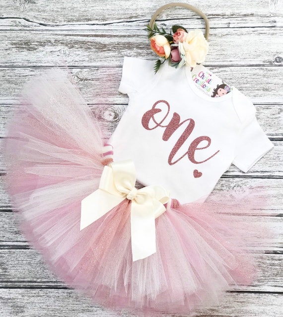 rose gold tutu dress baby