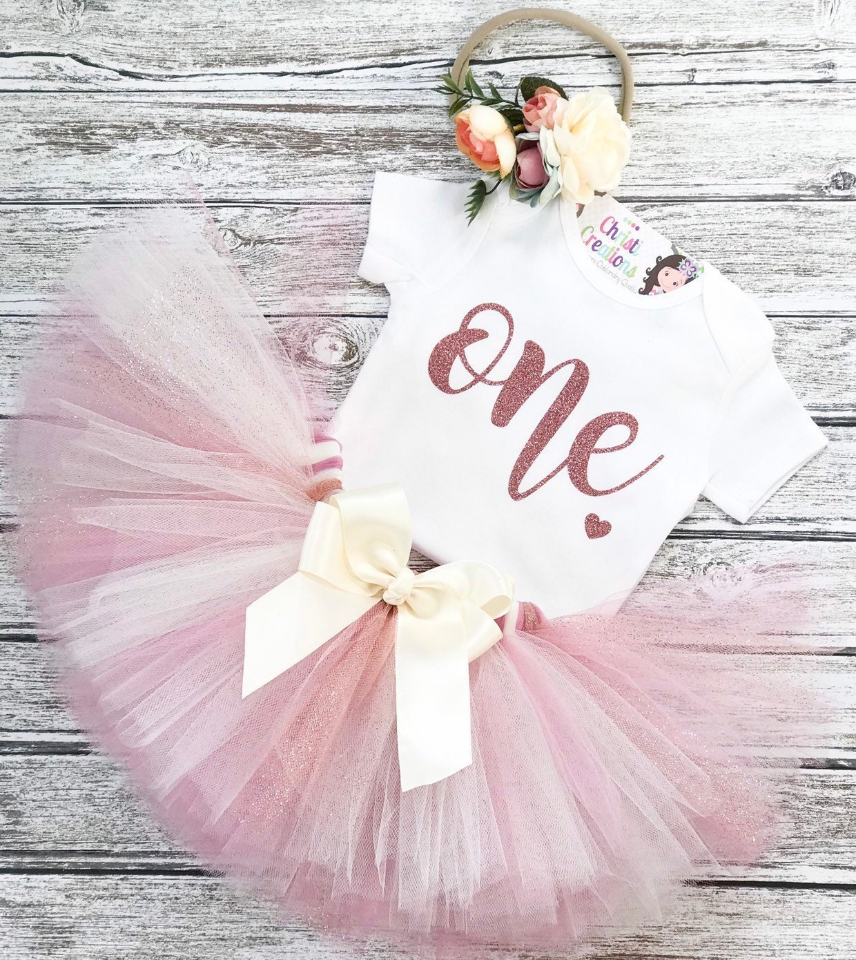 rose gold tutu dress baby