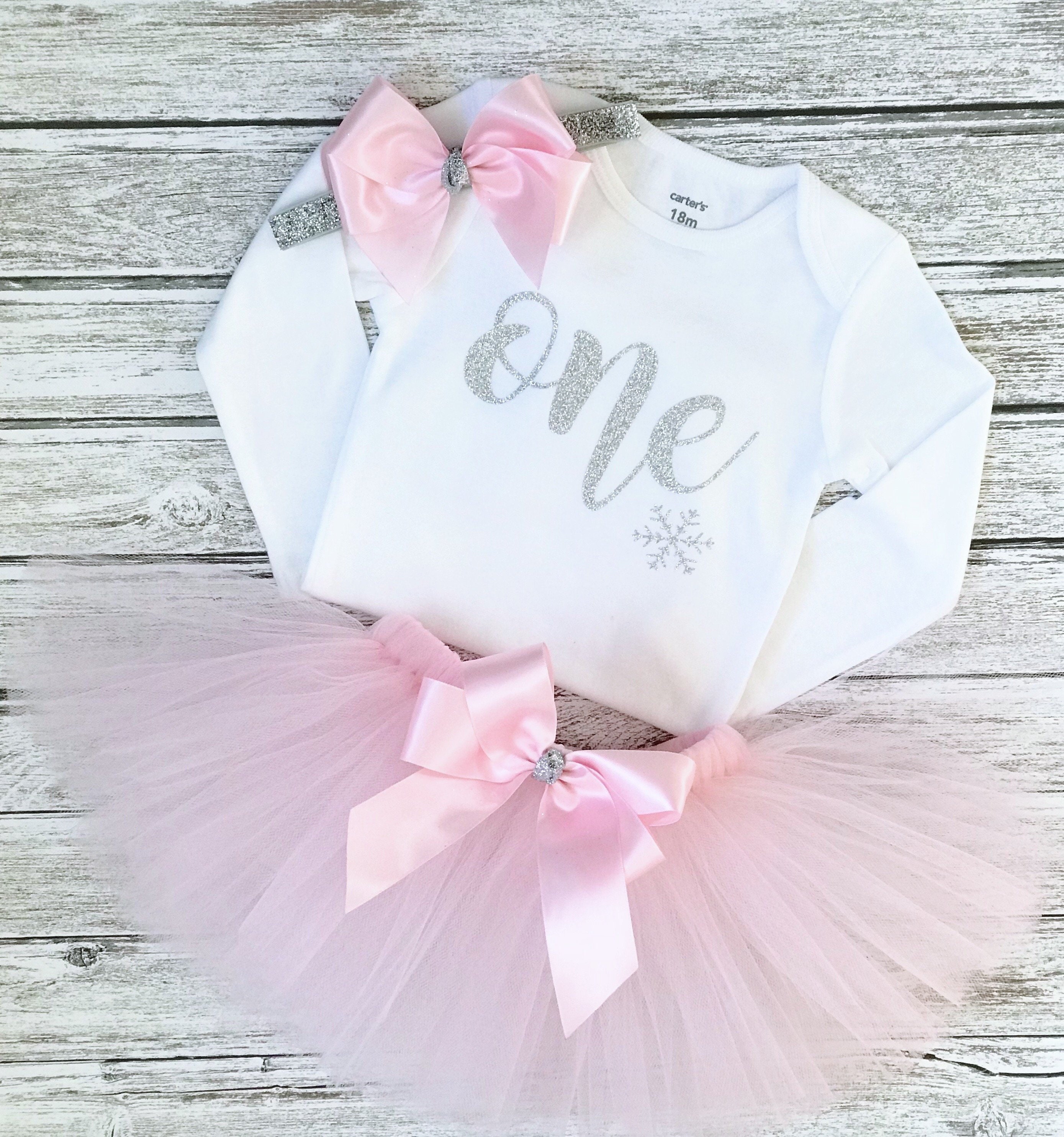 winter onederland baby girl outfit