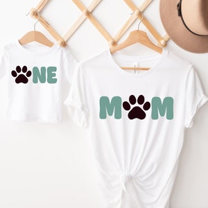 Puppy Party Birthday Shirt: Dog Paw Matching Family Outfit