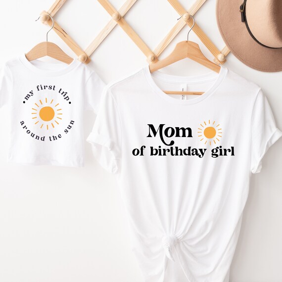 First Trip Around the Sun Family Birthday Shirts 1st Birthday