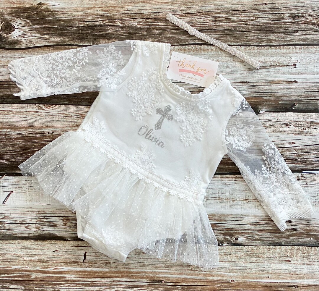 After Baptism Outfit Baby Girl After Christening Outfit Etsy