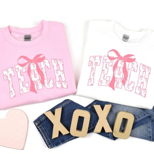 Teacher Valentines Day Sweatshirt, Valentine Love Sweatshirt, Womens Valentines Day Sweater, Valentines Day Shirt, Valentines Teacher Gift