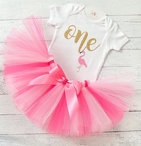 flamingo 1st birthday outfit