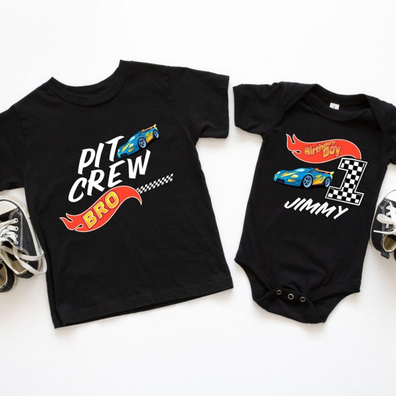 Race Car Birthday Shirt: Custom Family Matching Outfits