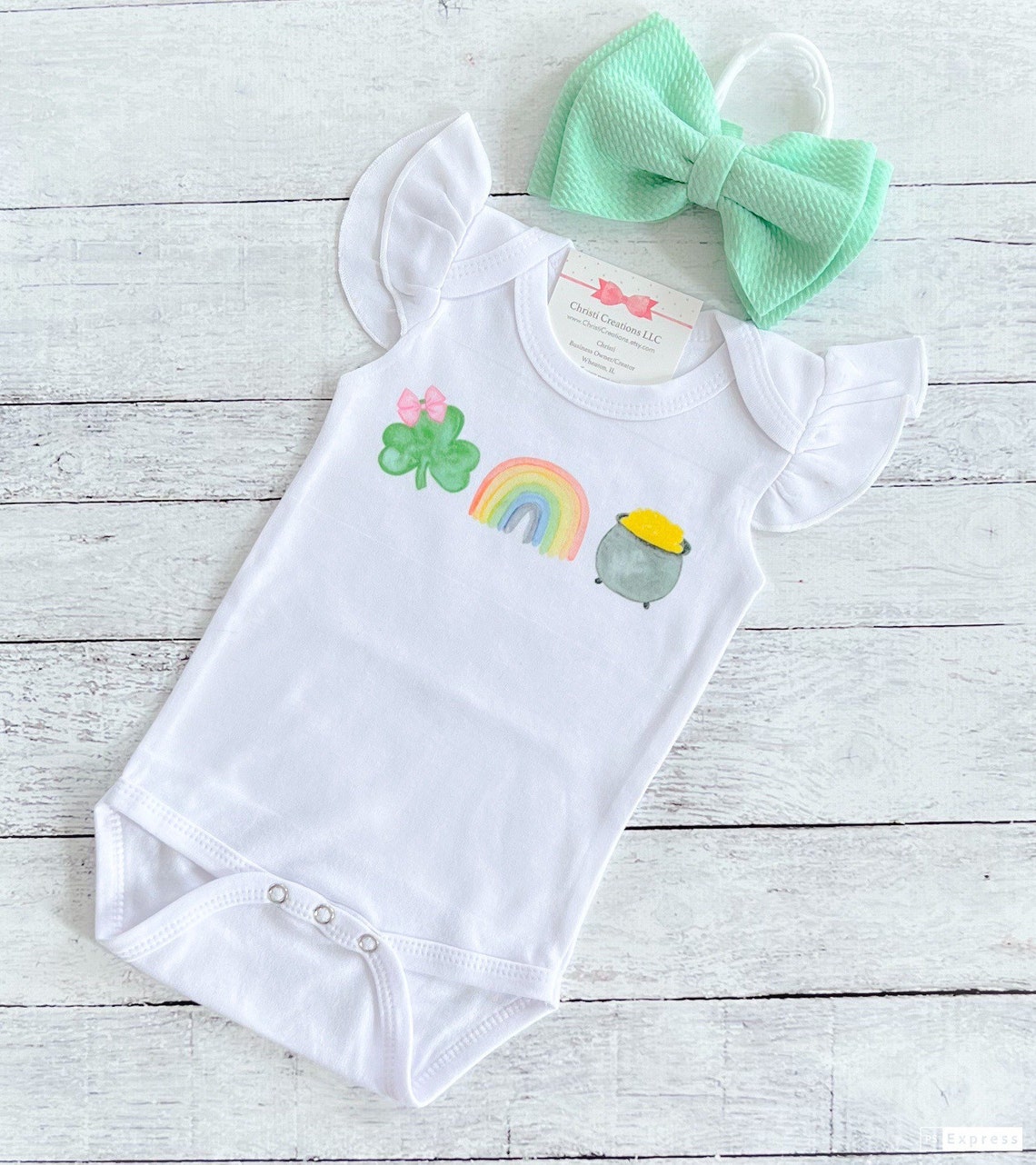 carters baby girl st patricks day