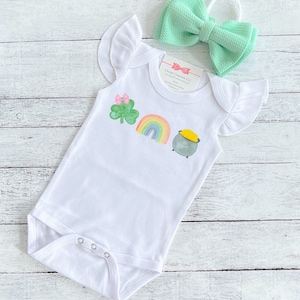 baby girl st patricks day shirt