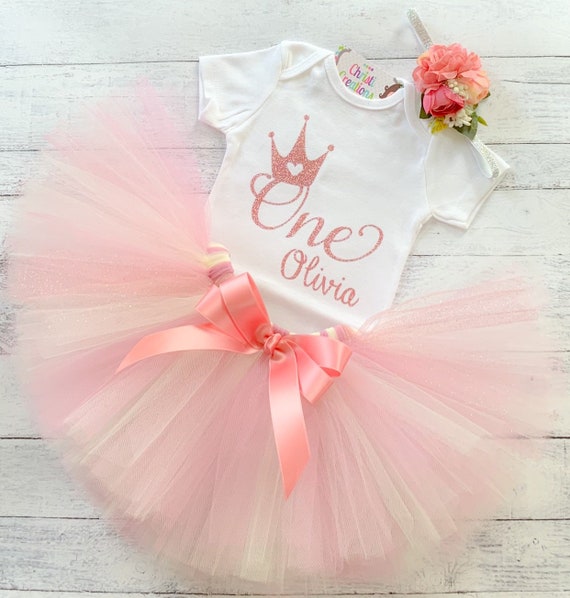 princess 1st birthday outfit