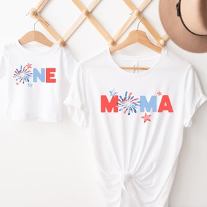 4th of July Family Shirts: One Little Firecracker Birthday