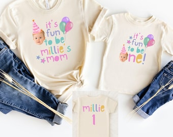 It's Fun To Be One – Birthday Shirt, First Birthday Outfit, Matching Family Shirts