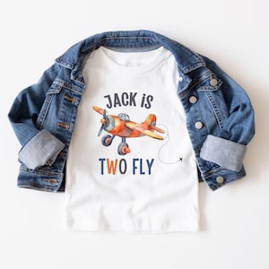 Two Fly 2nd Birthday Boys, 2nd Birthday Shirt, Party Outfit, Toddler Boy Clothes, Airplane Birthday Shirt