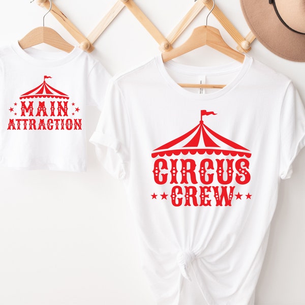 Circus Crew Birthday Shirt, Ring Leader Birthday Shirt, Carnival Birthday Outfit, Matching Family, Mommy and Me Shirts