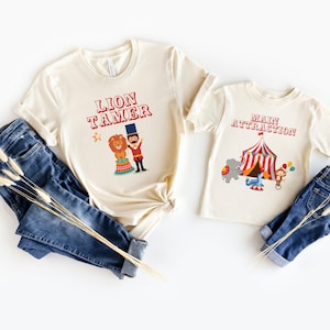 Circus Birthday Shirt: Vintage Carnival Family Matching Tees