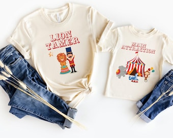 Circus Birthday Shirt: Vintage Carnival Family Matching Tees
