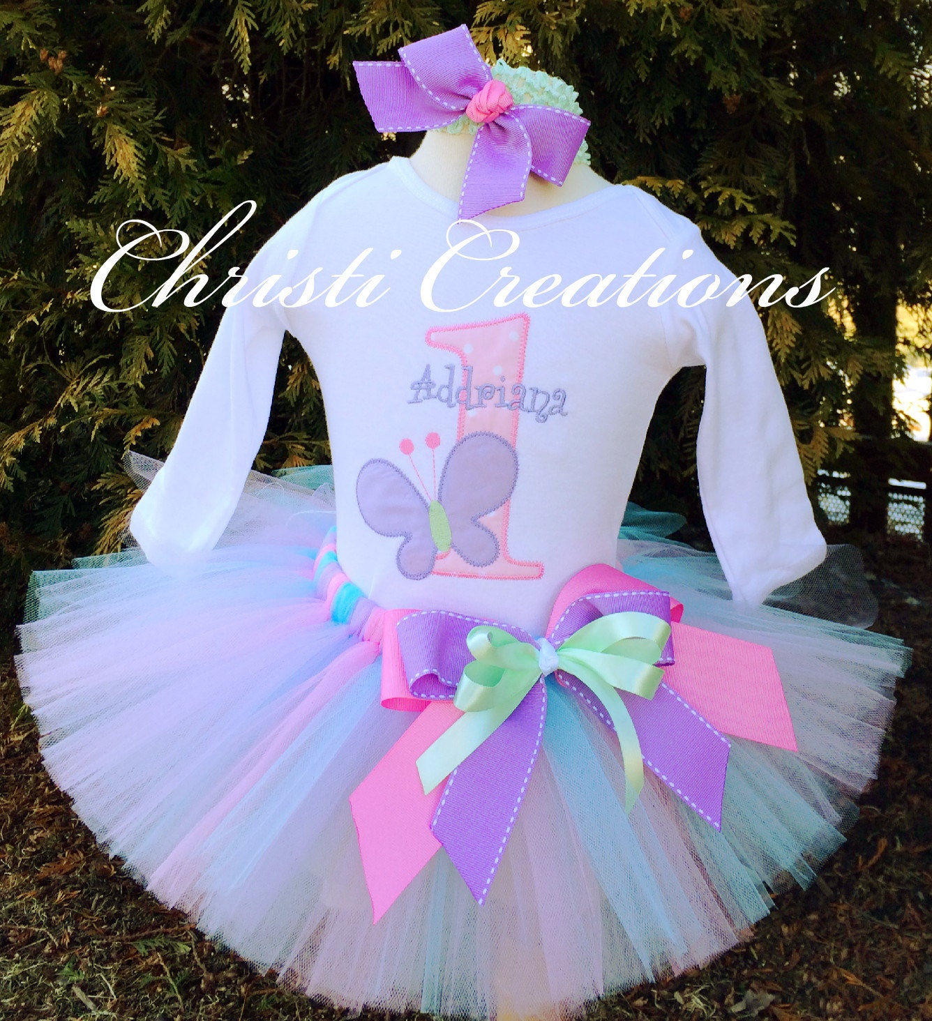 first birthday butterfly outfit