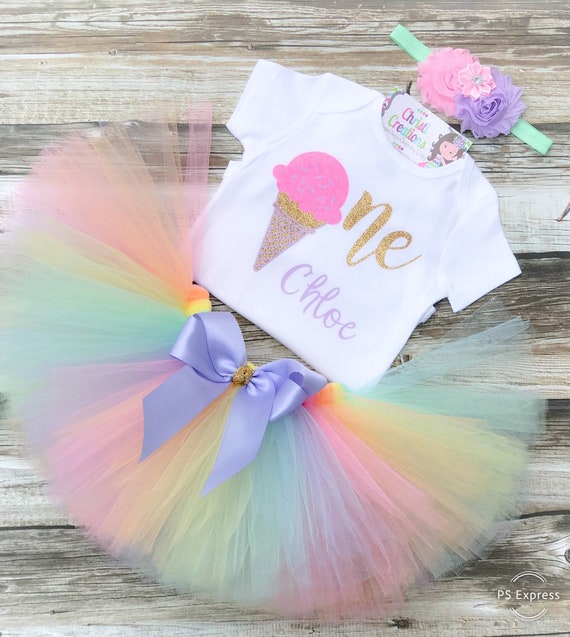 first birthday ice cream outfit