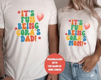 Fun To Be One Birthday Shirt • Personalized Toddler First Birthday Tee • Matching Family Shirts