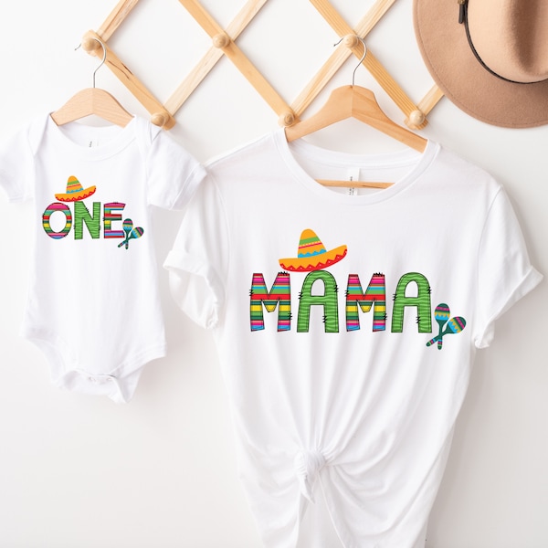 Uno Fiesta Birthday Shirt, First Birthday Shirt, Fiesta 1st Birthday Outfit, Fiesta Birthday, Matching Family, Mommy and Me Shirts