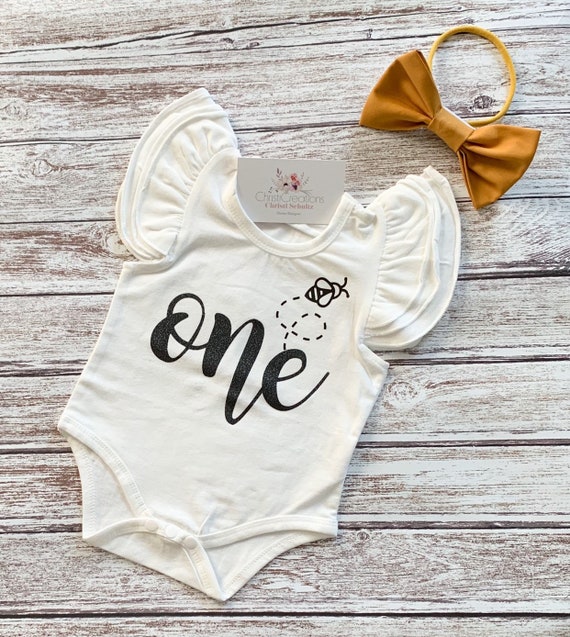 First birthday sale bee outfit