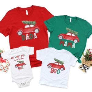 Winter First Birthday Shirt: Matching Family Christmas Outfit