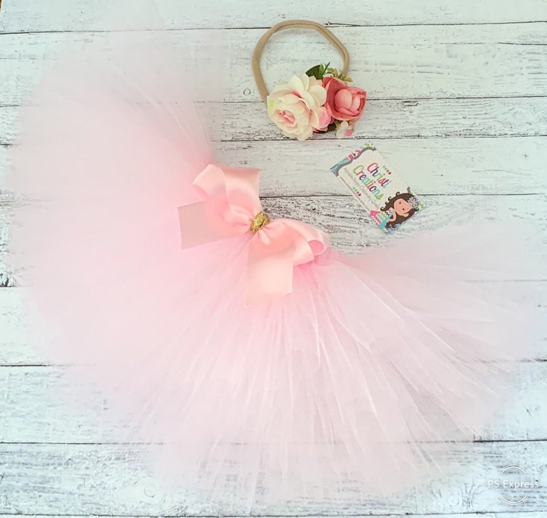 Pink and Gold Birthday Tutu 1st Birthday Outfit Girl Some Bunny is One First Birthday Dress