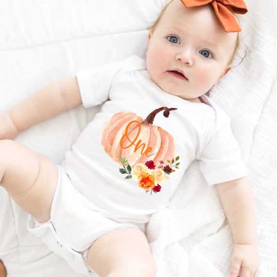 Little pumpkin deals first birthday outfit