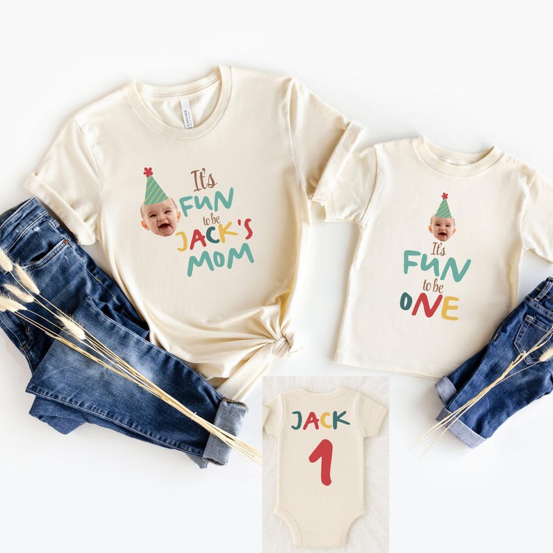 First Birthday Shirt, Fun To Be One Birthday, Custom Matching Family Shirts image 1