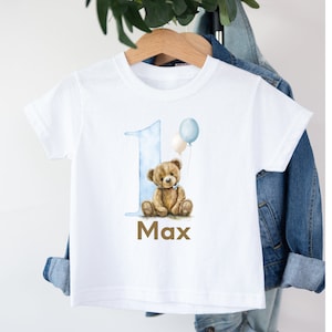 Teddy Bear Birthday Shirt, First Birthday Shirt, Teddy Bear 1st Birthday Outfit, Bear Birthday, Matching Family, Mommy and Me Shirts