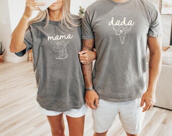 Camiseta de cumpleaños para el primer rodeo: camisetas familiares a juego del Salvaje Oeste