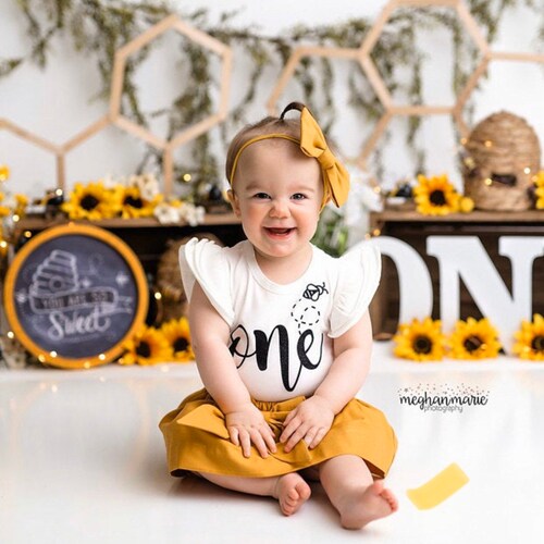 1st birthday bee outfit
