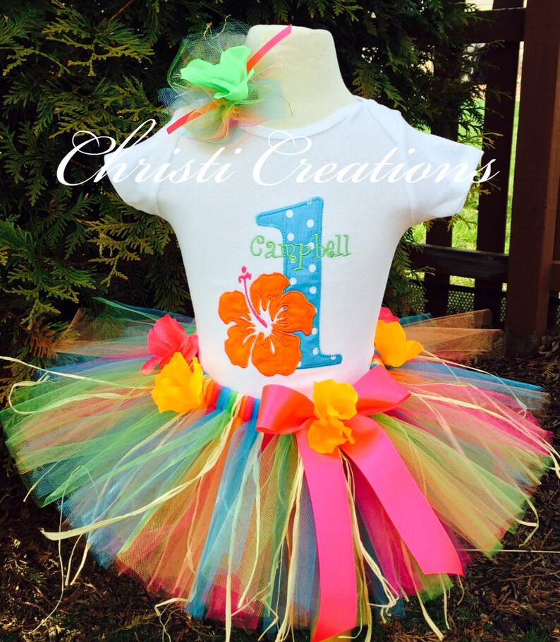Hawaiian Birthday Dress
