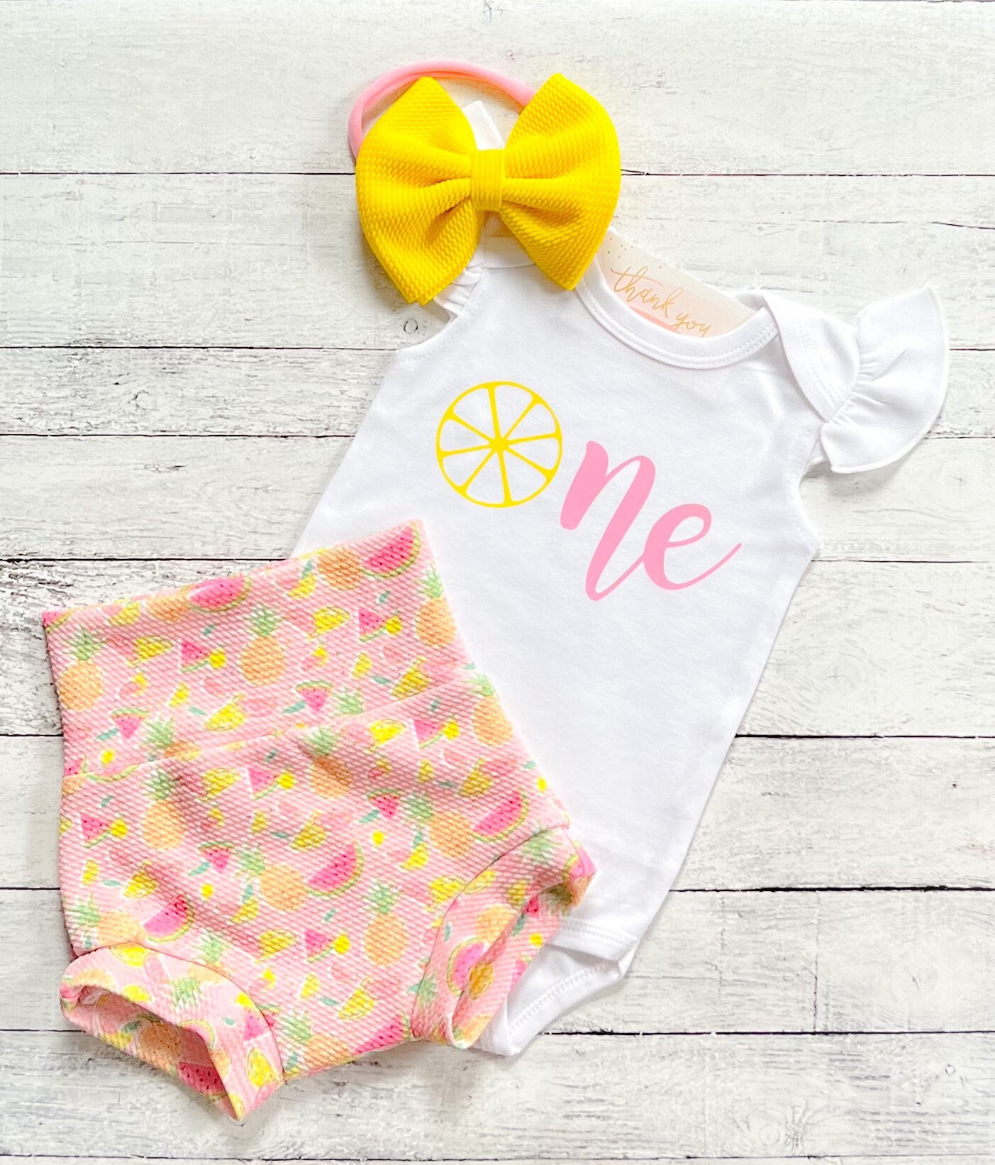 Baby girl hotsell lemon outfit