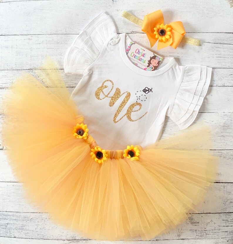 sunshine first birthday outfit
