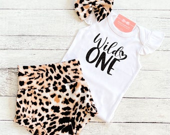 Wild One First Birthday Outfit Girl, Bummie Shorts 1st Birthday Outfit, Wild One Smash Cake Outfit, Niece Aunt Gift