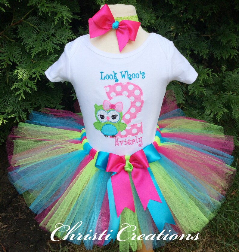 2nd Birthday Outfit Girl Owl Birthday Party Owl Birthday Etsy