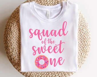 Donut One Matching Family Shirts, 1st Birthday Family Shirts, Mom of Birthday Girl, First Birthday Outfit