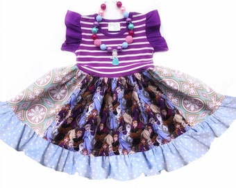 Disney Frozen dresses | girls Disney Frozen birthday dress, girls Elsa outfit, Frozen 2 dress 12mo 2 3 4 5 6 7 8 10 12