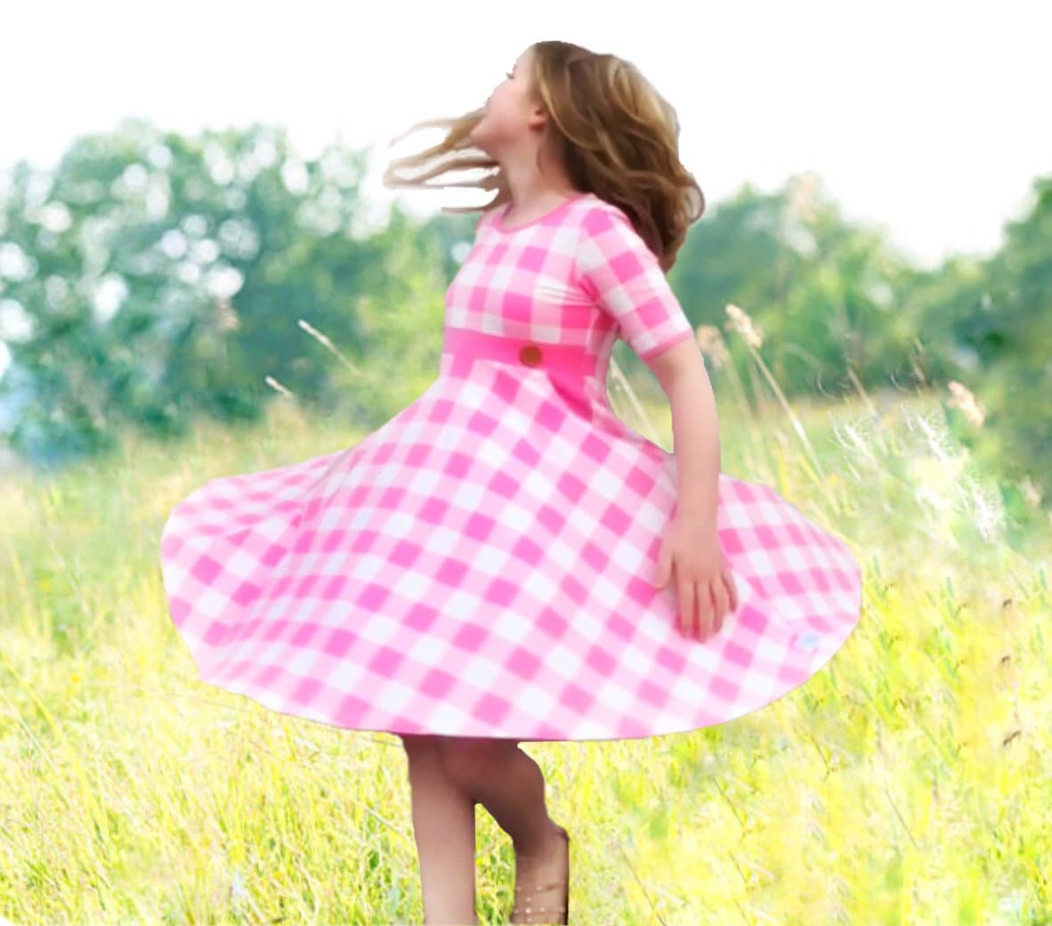 pink easter dress